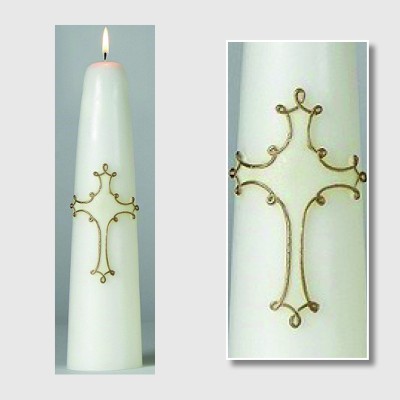 Doopkrs Kruis Goud 7x28 K1
