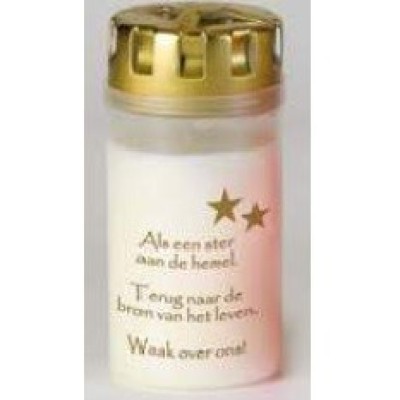 Graflicht wit Waak over Ons