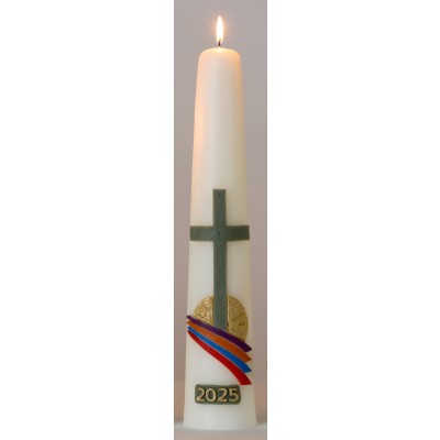 Huispaaskaars 40 cm C Ik ben de Weg