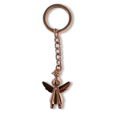 Beschermengel Sleutelhanger Brons