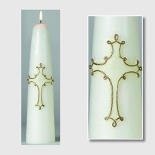 Doopkrs Kruis Goud 7x28 K1