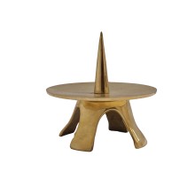 Kandelaar messing 8 cm voetjes