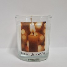 Gedenkkrs glas Lichtje v j. Klein