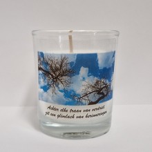 Gedenkkrs glas Wolken. Klein