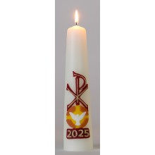 Huispaaskaars 25 cm E PX Vredesduif