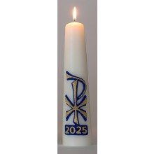 Huispaaskaars 25 cm F PX Blauw