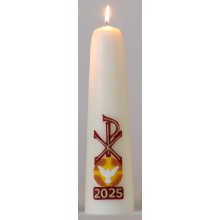 Huispaaskaars 30 cm E PX Vredesduif