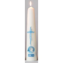 Huispaaskaars 40cm. A. Vrede