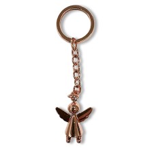 Beschermengel Sleutelhanger Brons